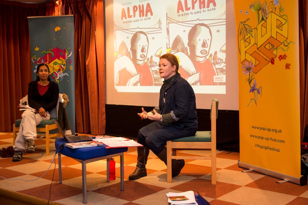 Bessora and Sarah talking about Alpha