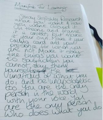 Manifesto For Learning