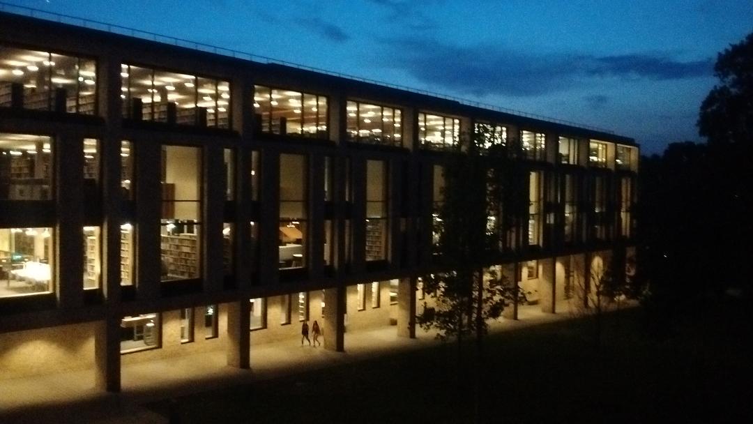 University of Roehampton Library at Night