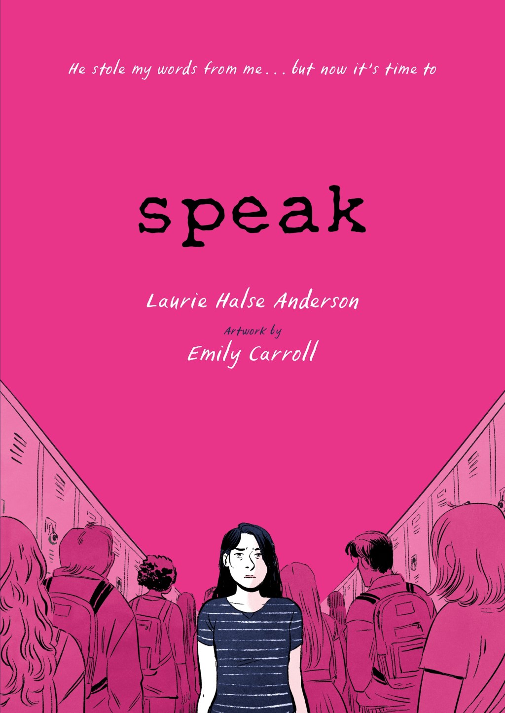 Speak by Laurie Halse Anderson, artwork by Emily&nbsp;Carroll