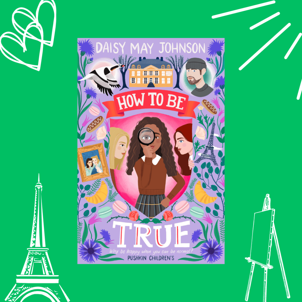 Book cover for How To Be True, a middle-grade mystery and boarding school story.