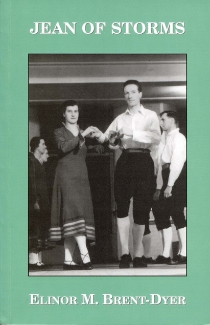 Book cover for Jean of Storms by Elinor M. Brent-Dyer, a serialised novel set in the North East